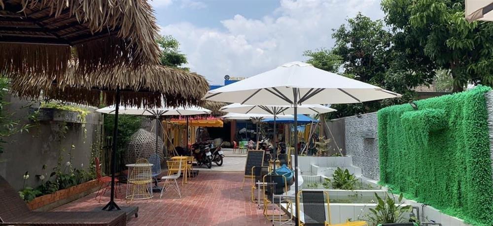 Ô dù lệch tâm đẹp tại Hà Nộ